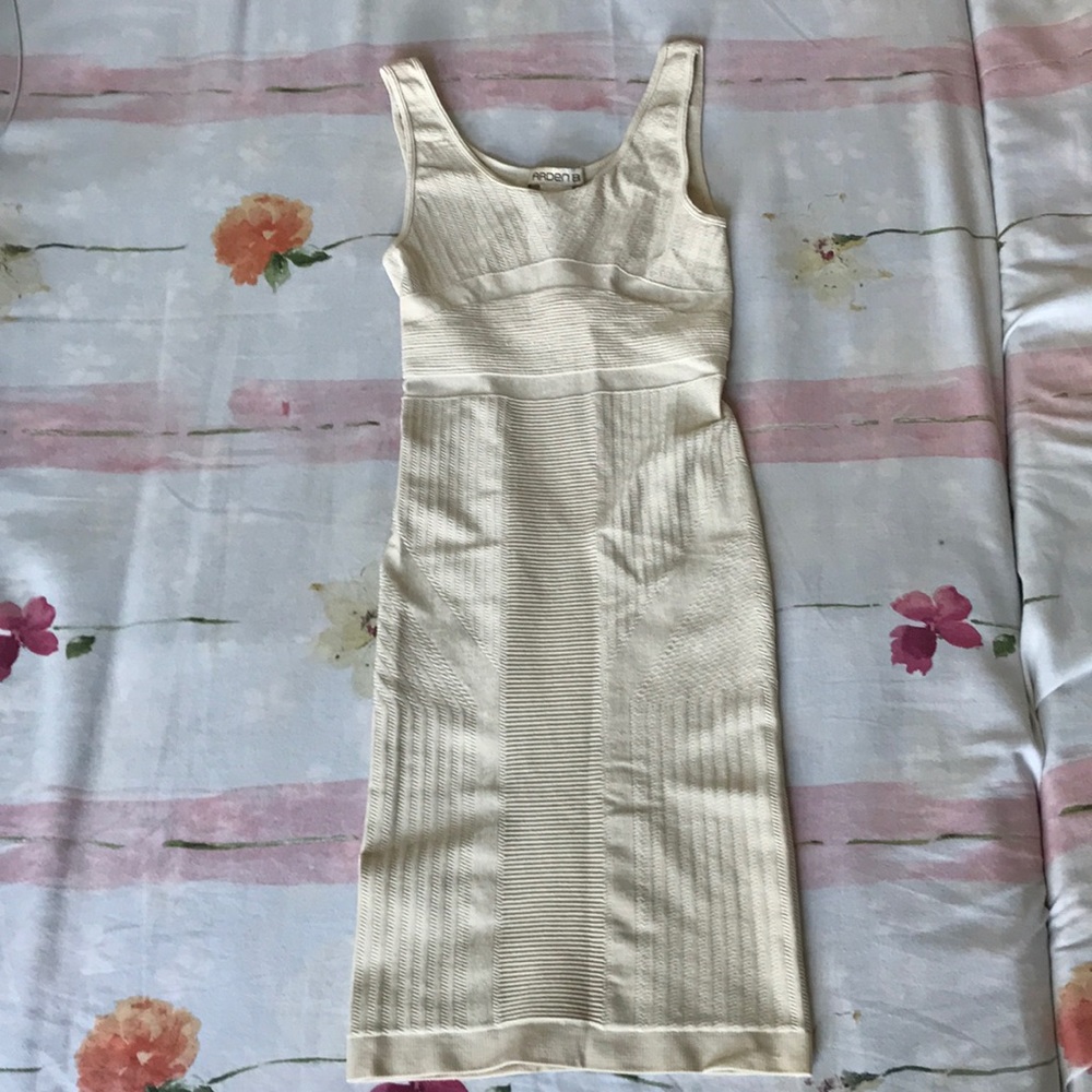 Arden B seamless dress with peek-a-boo back